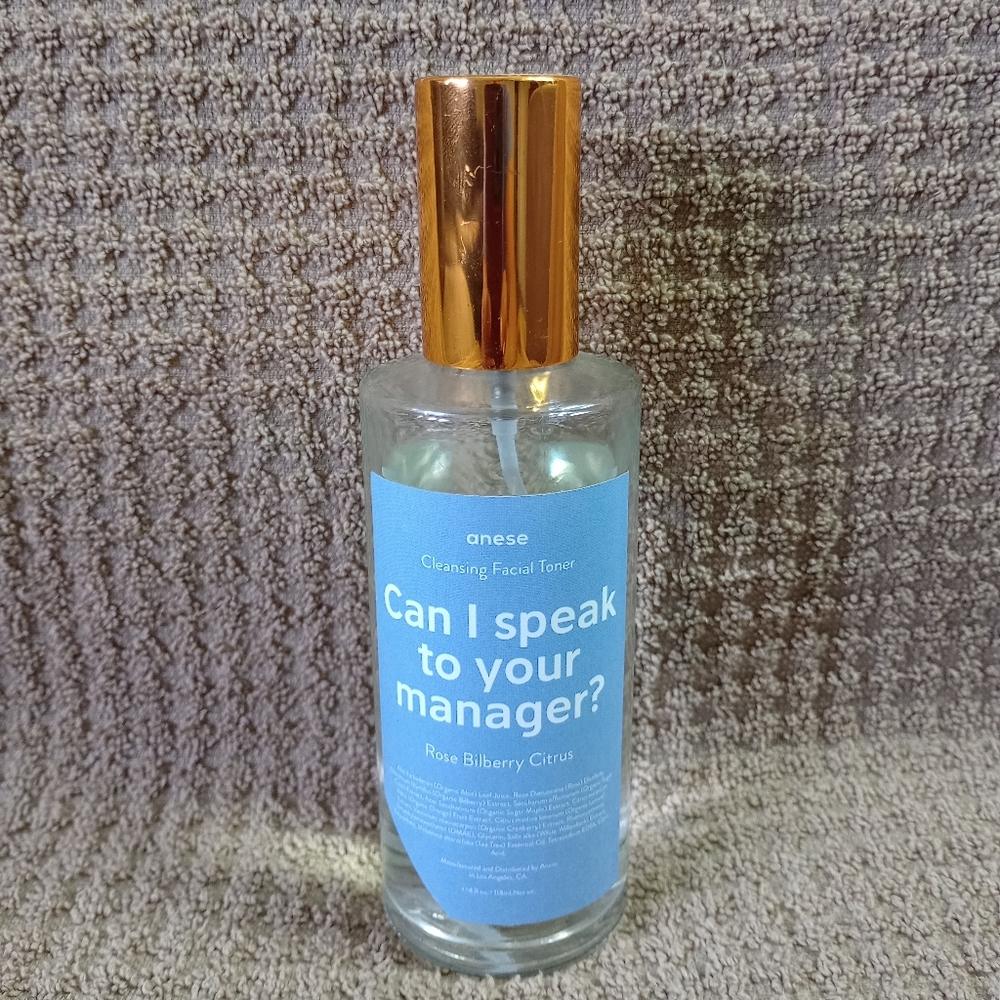 Can I Speak to your Manager? Facial Toner